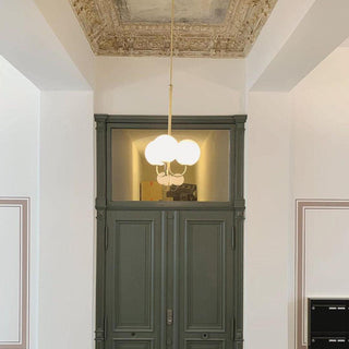 Mirelent Suspension Élégante en Métal et Verre-Luire