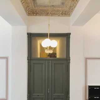 Mirelent Suspension Élégante en Métal et Verre-Luire