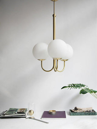 Mirelent Suspension Élégante en Métal et Verre-Luire