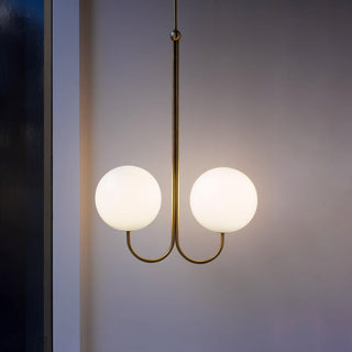 Mirelent Suspension Élégante en Métal et Verre-Luire