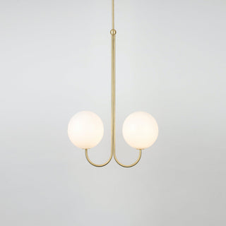 Mirelent Suspension Élégante en Métal et Verre-Luire