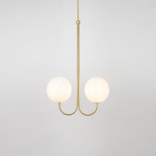 Mirelent Suspension Élégante en Métal et Verre-Luire