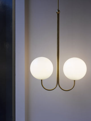 Mirelent Suspension Élégante en Métal et Verre-Luire