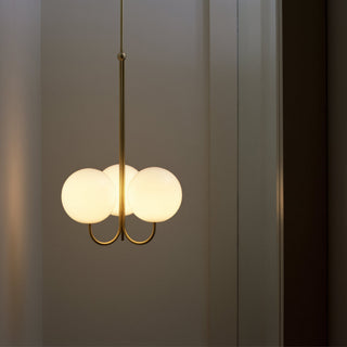 Mirelent Suspension Élégante en Métal et Verre-Luire