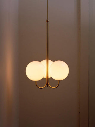 Mirelent Suspension Élégante en Métal et Verre-Luire