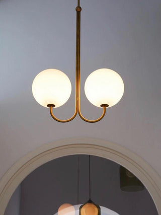 Mirelent Suspension Élégante en Métal et Verre-Luire