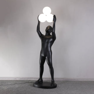 Eurshaia Lampadaire Sculptural Noir