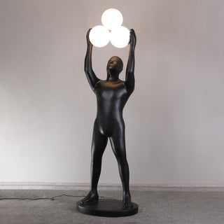 Eurshaia Lampadaire Sculptural Noir