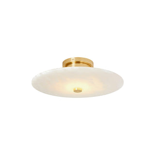 Jarnbruvyn Lampe de Plafond en Métal Laiton et Albâtre Moderne