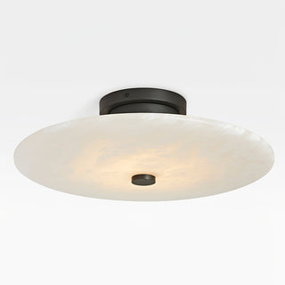 Jarnbruvyn Lampe de Plafond en Métal Laiton et Albâtre Moderne