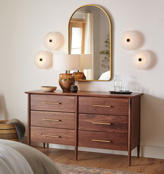 Jarnbruvyn Lampe de Plafond en Métal Laiton et Albâtre Moderne