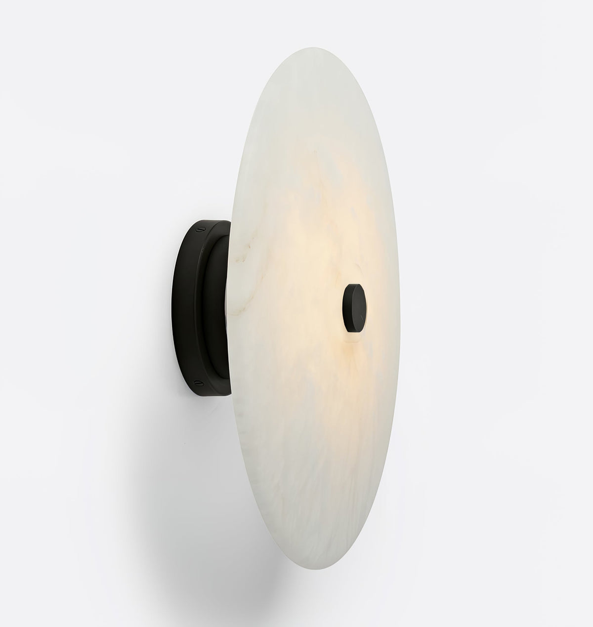 Jarnbruvyn Lampe de Plafond en Métal Laiton et Albâtre Moderne