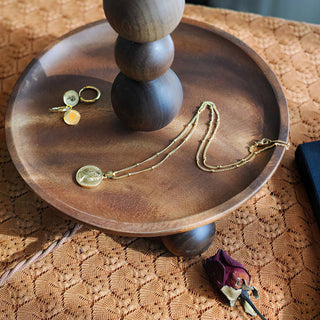 Idoryre Wooden Bead Table Lamp-Neutral Decor