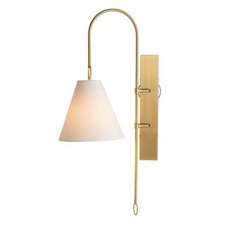 Ildvuvyi Applique Murale en Métal et Tissu Laiton Premium Moderne
