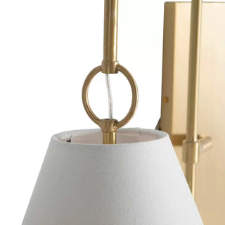 Ildvuvyi Applique Murale en Métal et Tissu Laiton Premium Moderne