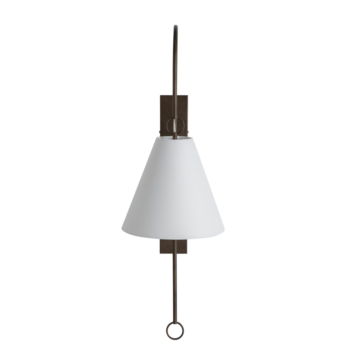 Ildvuvyi Applique Murale en Métal et Tissu Laiton Premium Moderne