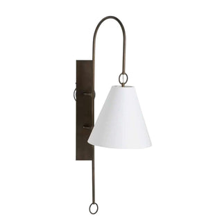 Ildvuvyi Applique Murale en Métal et Tissu Laiton Premium Moderne