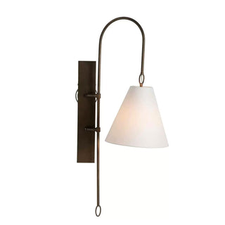 Ildvuvyi Applique Murale en Métal et Tissu Laiton Premium Moderne
