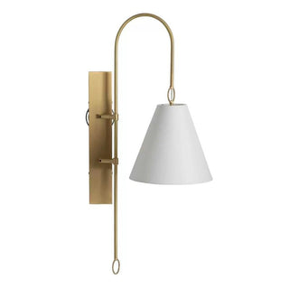 Ildvuvyi Applique Murale en Métal et Tissu Laiton Premium Moderne