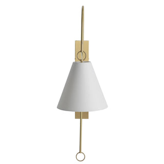 Ildvuvyi Applique Murale en Métal et Tissu Laiton Premium Moderne