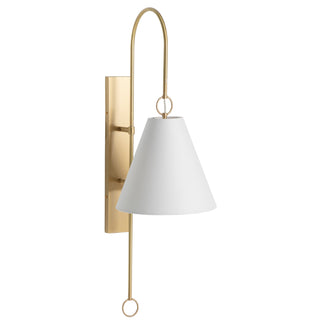 Ildvuvyi Applique Murale en Métal et Tissu Laiton Premium Moderne