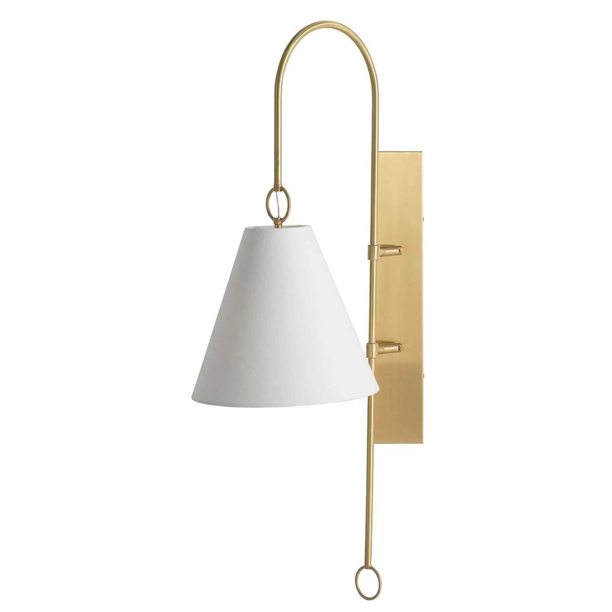 Ildvuvyi Applique Murale en Métal et Tissu Laiton Premium Moderne