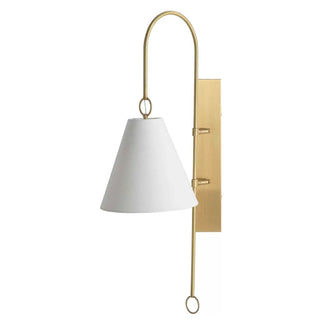 Ildvuvyi Applique Murale en Métal et Tissu Laiton Premium Moderne