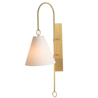 Ildvuvyi Applique Murale en Métal et Tissu Laiton Premium Moderne