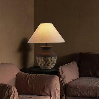 Crin Lampe de Table Minimaliste Céramique