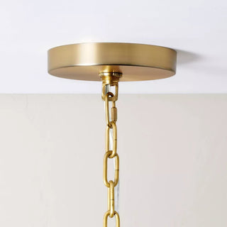 Kvennuvyn Lustre en Métal et Tissu Moderne Minimaliste