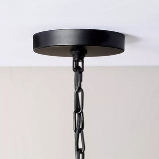 Kvennuvyn Lustre en Métal et Tissu Moderne Minimaliste
