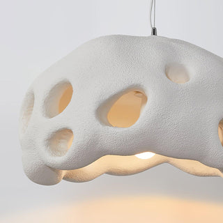 Lustra Suspension Résine Blanche pour Salon