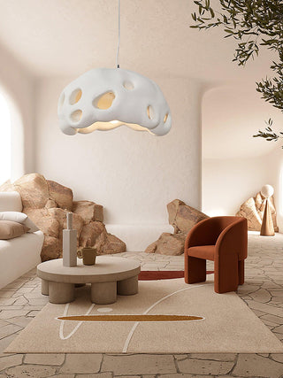 Lustra Suspension Résine Blanche pour Salon