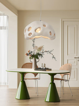 Lustra Suspension Résine Blanche pour Salon