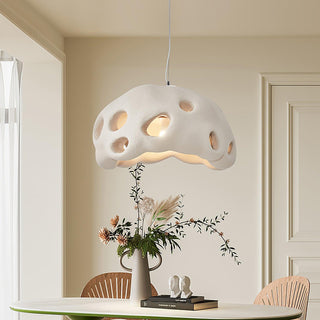 Lustra Suspension Résine Blanche pour Salon