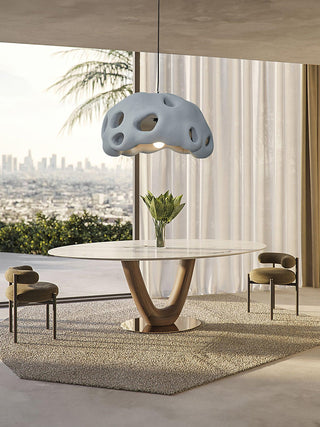 Lustra Suspension Résine Blanche pour Salon