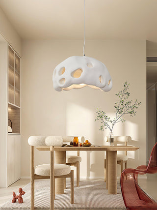Lustra Suspension Résine Blanche pour Salon