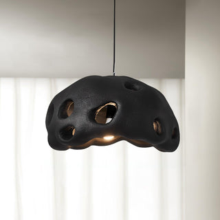 Lustra Suspension Résine Blanche pour Salon