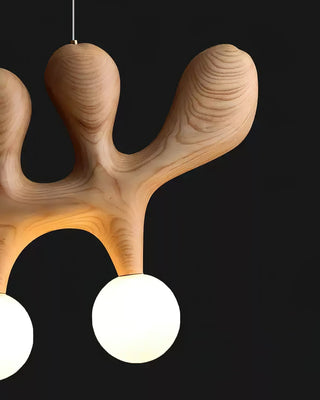 Sprout Suspension Contemporaine en Bois