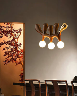 Sprout Suspension Contemporaine en Bois