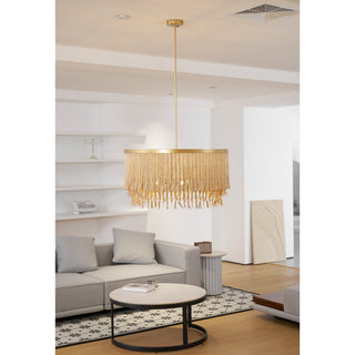 Ljomuvyn Lustre Postmoderne De Luxe En Bois Et Métal