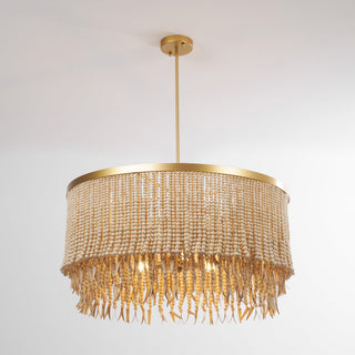 Ljomuvyn Lustre Postmoderne De Luxe En Bois Et Métal