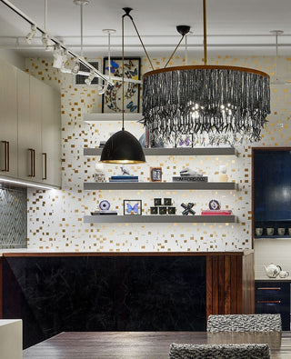 Ljomuvyn Lustre Postmoderne De Luxe En Bois Et Métal