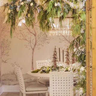 Odette Lustre en Bois et Perles de Noix de Coco