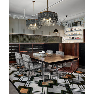 Ljomuvyn Lustre Postmoderne De Luxe En Bois Et Métal