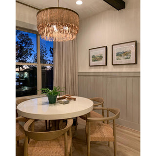 Ljomuvyn Lustre Postmoderne De Luxe En Bois Et Métal