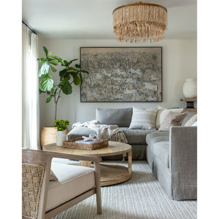 Ljomuvyn Lustre Postmoderne De Luxe En Bois Et Métal