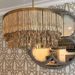 Ljomuvyn Lustre Postmoderne De Luxe En Bois Et Métal