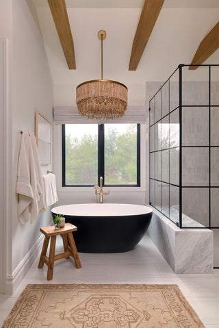 Ljomuvyn Lustre Postmoderne De Luxe En Bois Et Métal