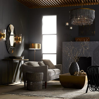Ljomuvyn Lustre Postmoderne De Luxe En Bois Et Métal